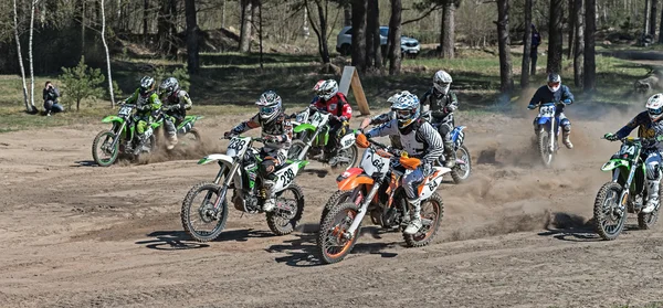 Comperciones de Motocross . —  Fotos de Stock