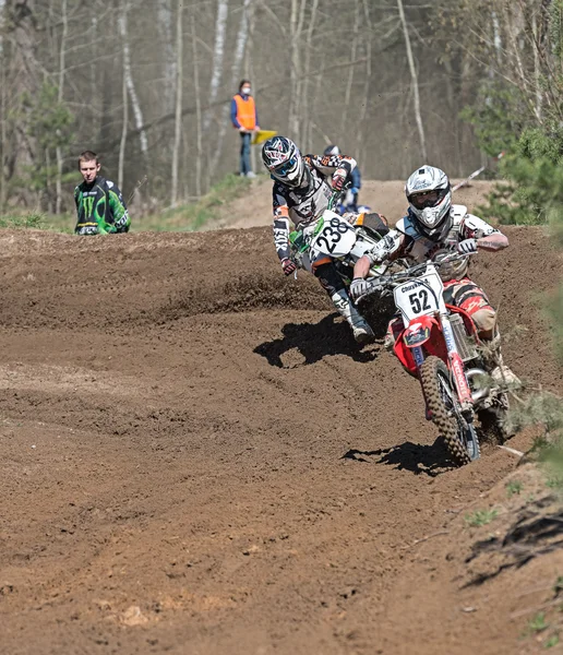 Motocross-Rennen. — Stockfoto