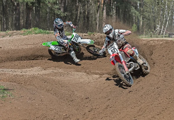 Comperciones de Motocross . — Foto de Stock