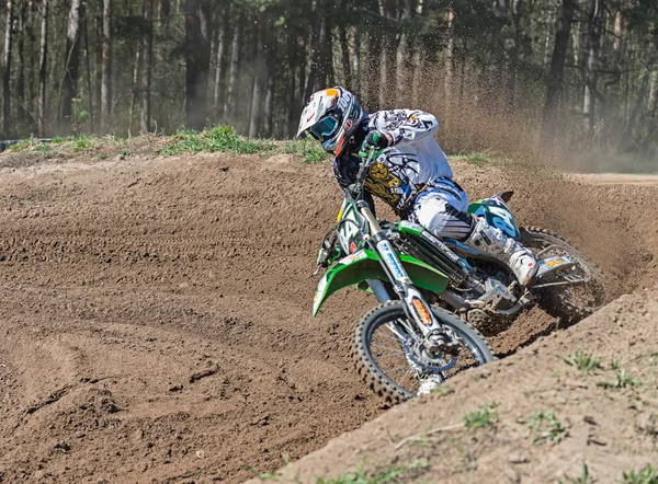 Compertições de motocross . — Fotografia de Stock