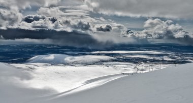 khibiny dağ silsilesi, kirovsk, murmansk bölgesi, Rusya Federasyonu.