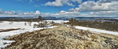 khibiny dağ silsilesi, kirovsk, murmansk bölgesi, Rusya Federasyonu.