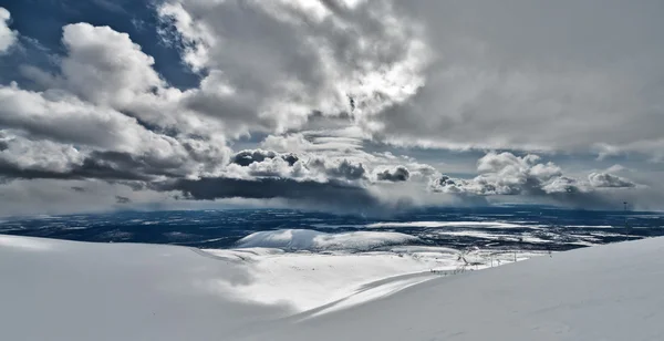 Khibiny Gebirge Kirowsk Murmansk Gebiet Russland — Stockfoto