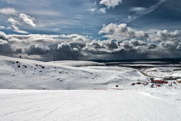 Khibiny Cordilheira Kirovsk Região Murmansk Rússia — Fotografia de Stock