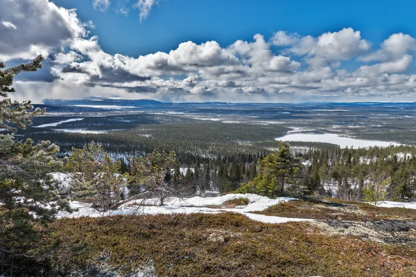 Cordillera Khibiny Kirovsk Región Murmansk Rusia —  Fotos de Stock