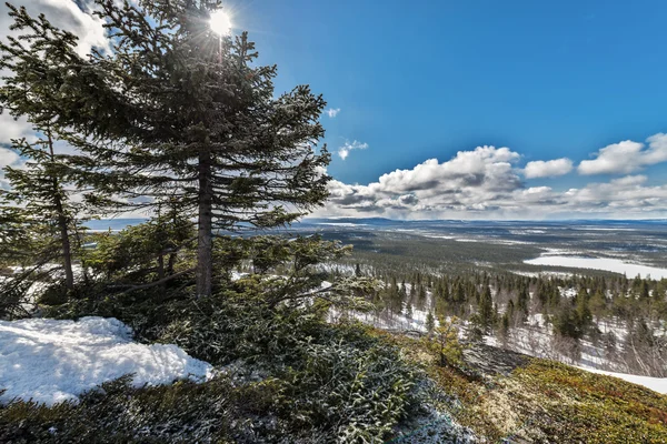 Cordillera Khibiny Kirovsk Región Murmansk Rusia — Foto de Stock