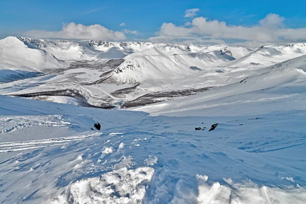 Cordillera Khibiny Kirovsk Región Murmansk Rusia —  Fotos de Stock