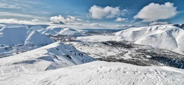 Khibiny Mountain Range Kirovsk Regione Murmansk Russia — Foto Stock