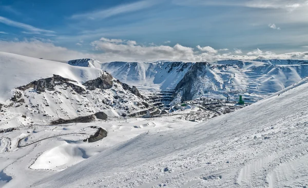 Chaîne Montagnes Khibiny Kirovsk Région Mourmansk Russie — Photo