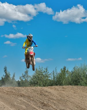 ramenskoye district, Moskova bölgesinde yaz motocross