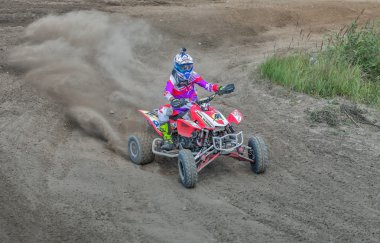 ramenskoye district, Moskova bölgesinde yaz motocross
