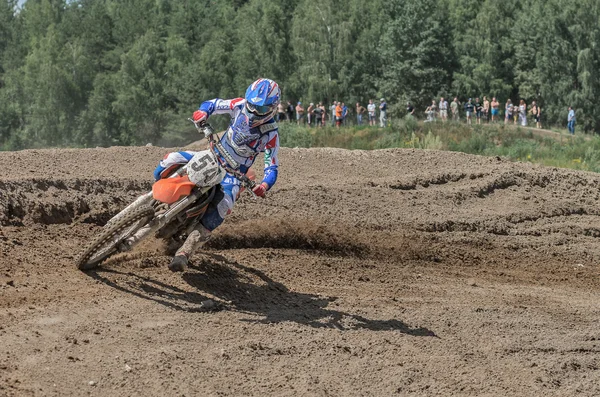 Summer motocross on the territory of Ramenskoye district, Moscow — Stock Photo, Image