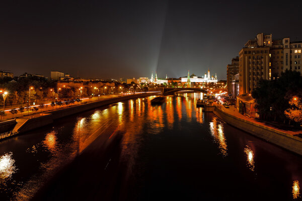 Moscow never sleeps.