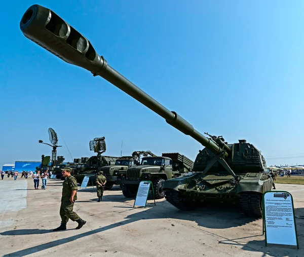 Exposição de armas, Rússia . — Fotografia de Stock