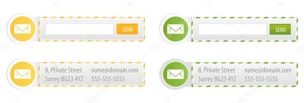 Newsletter Forms and Contact Banners