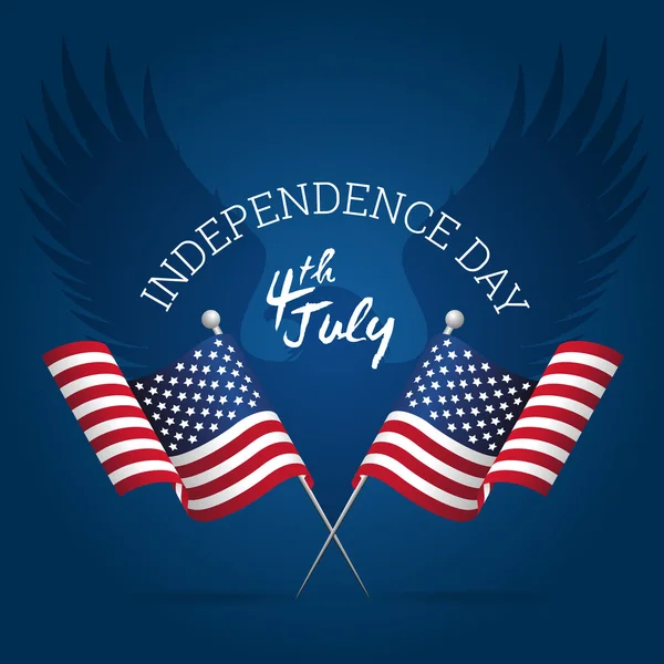 Bağımsızlık günü işareti — Stok Vektör
