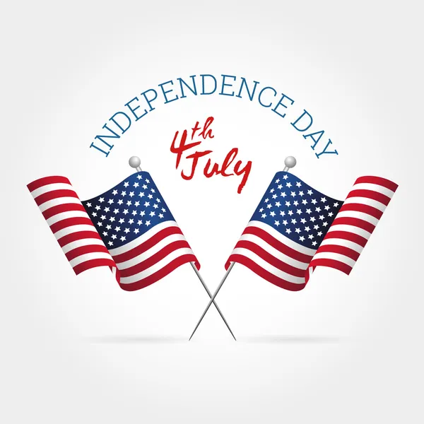 Independence Day Sign — Stock Vector