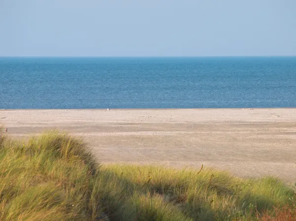 ビーチの砂丘の海の眺め — ストック写真