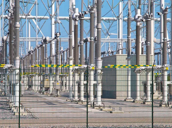 Transformation power station diagonal — Stock Photo, Image