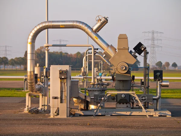 Natural gas well — Stock Photo, Image