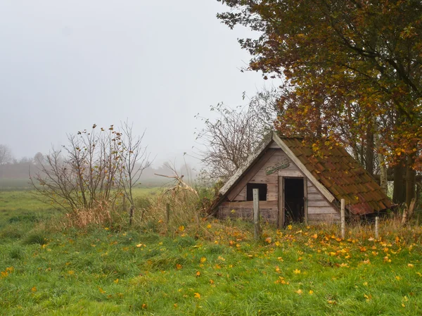 打ち砕かれた小屋 — ストック写真
