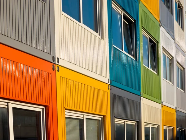 Multicolored cargo containers — Stock Photo, Image