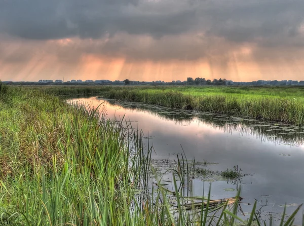 Image hdr de la rivière des basses terres — Photo