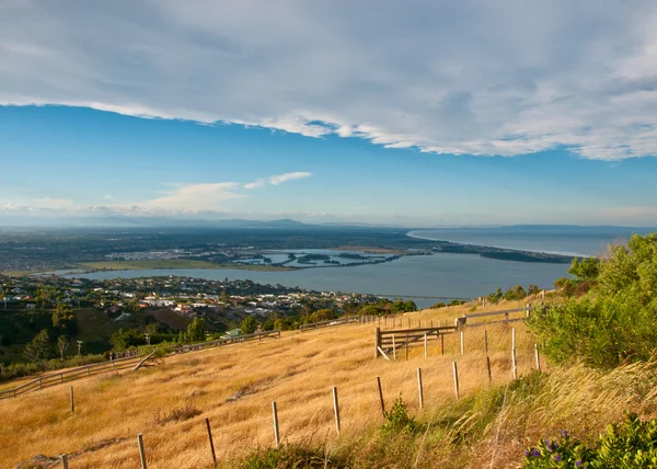 Vista su Christchurch — Foto Stock