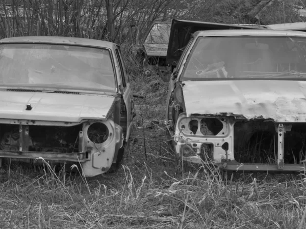 車の墓場 — ストック写真