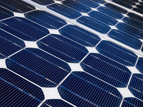 Solar panel is generating electricity — Stock Photo, Image