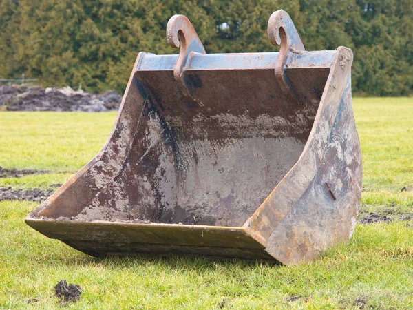 Emmer van een graafmachine — Stockfoto