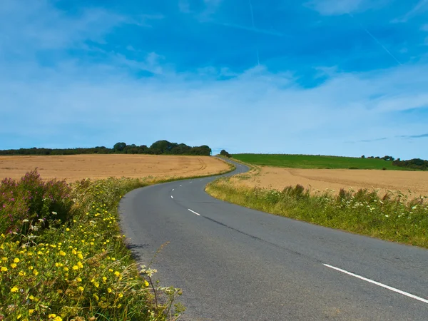 kıvrımlı yol Fransa