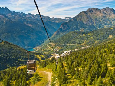 Teleferik Fransız alps