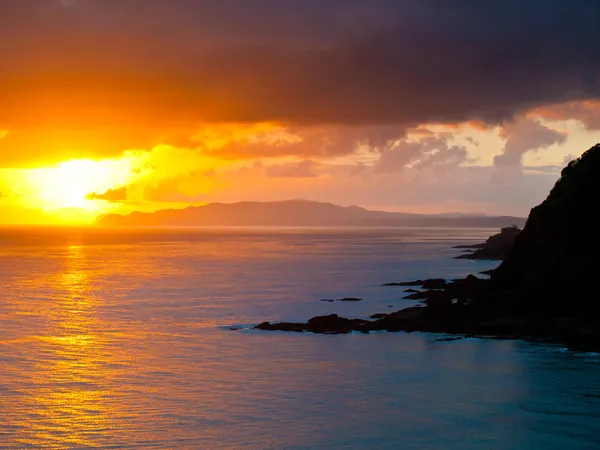 Nascer do sol pacífico — Fotografia de Stock