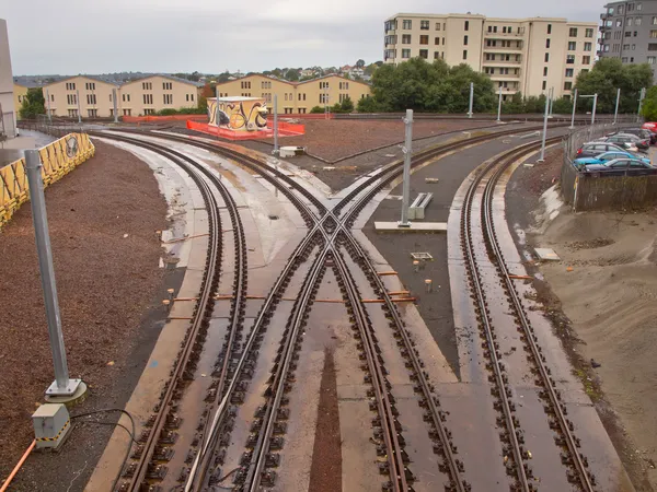 Railroad crotch — Stock Photo, Image