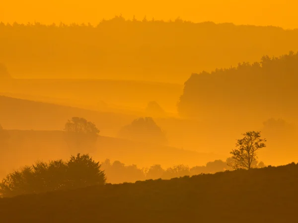 Sunrise over Posbank — Stock Photo, Image