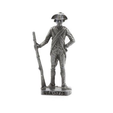 Tin Soldier from the War of Independence clipart