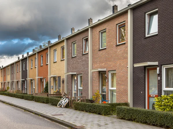 Europese stijl terras huizen — Stockfoto