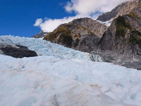 Uitzicht op de bergen gletsjer in de zuidelijke Alpen — Stockfoto