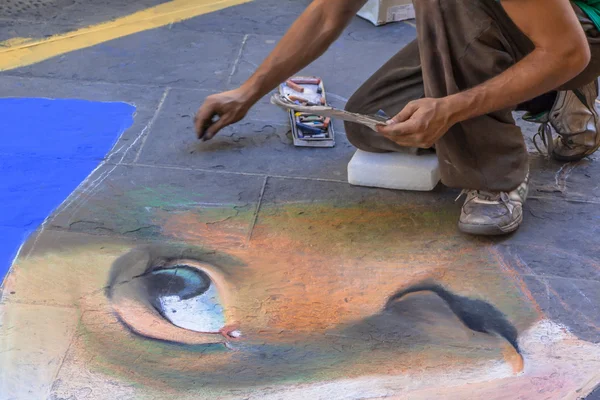 Artista de rua — Fotografia de Stock