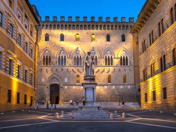 Adegan Kota di Siena, Italia — Stok Foto