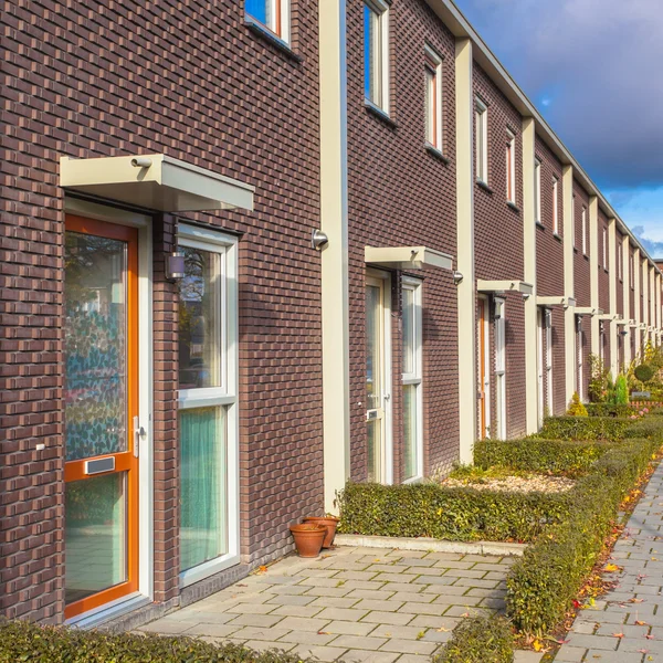 Terras huizen achtergrond — Stockfoto