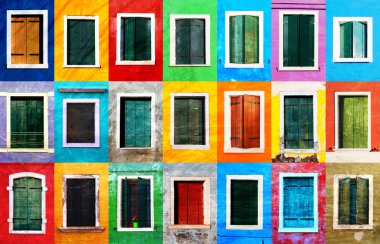 Windows kolaj grunge