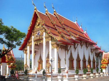 Tayland Budist tapınağı wat chalong.