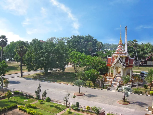 Der monastische Komplex von wat chalong. Thailand. — Stockfoto