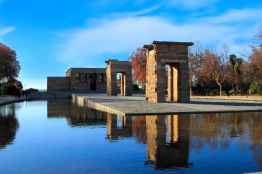 Antik tapınak debod, madrid, İspanya
