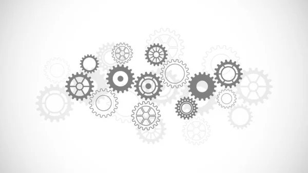 Cogs Gear Wheel Mechanisms Concepts Ideas Tech Digital Technology Engineering — Vetor de Stock