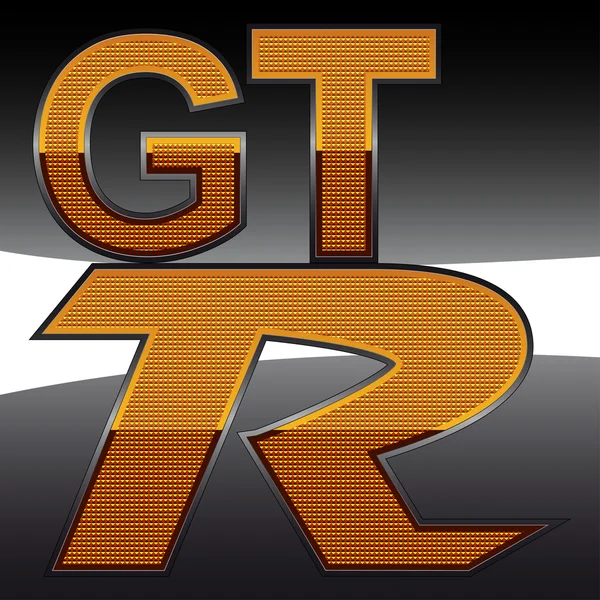 Gtr Emblem — Stockvektor