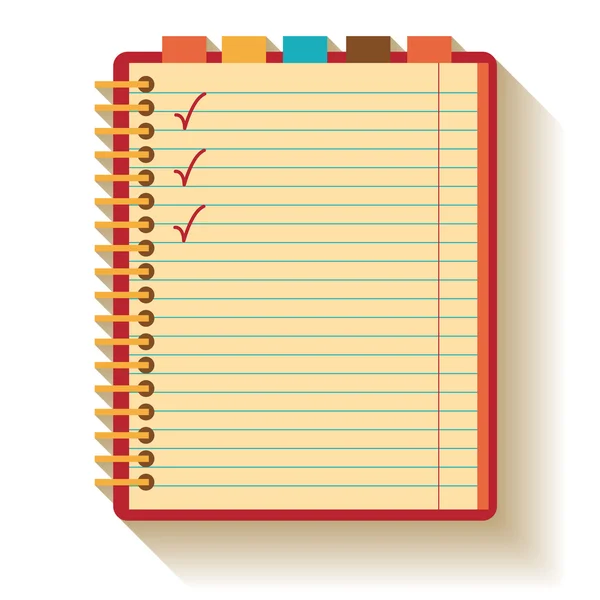 Not defteri. düz tasarım.