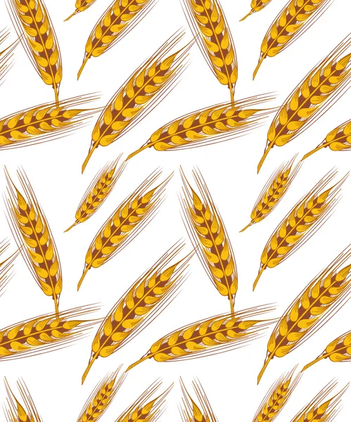小麦のシームレスな背景 — ストックベクタ